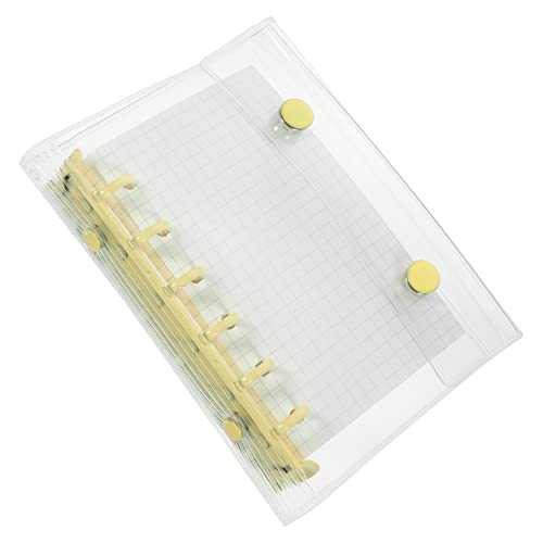 OFFSCH Mini-ordner Loseblattordner Blinder-notizbuch Sammelalbum Durchsichtige Ordnerabdeckungen Raster-spiralnotizbuch Nachfüllbares Notizbuch Reisenotizblock Pvc Yellow OFFSCH Mini-ordner Loseblattordner Blinder-notizbuch Sammelalbum Durchsichtige Ordnerabdeckungen Raster-spiralnotizbuch Nachfüllbares Notizbuch Reisenotizblock Pvc Yellow von OFFSCH
