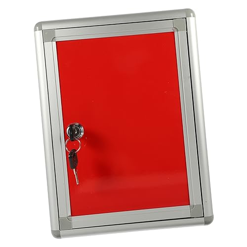 OFFSCH Multifunktionale Wandmontage Briefkasten mit Schloss Vintage Briefkasten für Außenbereich Retro für Vorschläge und Feedback Spendenbox für Mitarbeiter und Unternehmen von OFFSCH