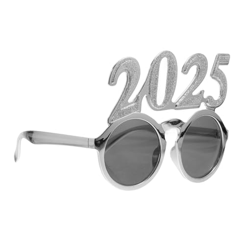 OFFSCH Neujahrs-Digitalbrille Mode Silvester Brille 2025 Glitzerbrille für LED Trendy Kind lustige Tanzbrille Zahlenbrille Neujahrsbrille Performance-Requisiten Stk Silver OFFSCH Neujahrs-Digitalbrille Mode Silvester Brille 2025 Glitzerbrille für LED Trendy Kind lustige Tanzbrille Zahlenbrille Neujahrsbrille Performance-Requisiten Stk Silver von OFFSCH