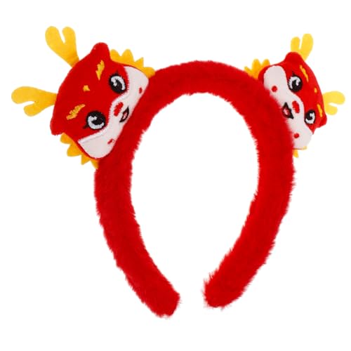 OFFSCH Neujahrs-stirnband mit Niedlichem Drachendekor Langlebiges Party-haarband für Silvesterfeier und Aufführungen Weiches Formstabiles Kopfstück für Damen OFFSCH Neujahrs-stirnband mit Niedlichem Drachendekor Langlebiges Party-haarband für Silvesterfeier und Aufführungen Weiches Formstabiles Kopfstück für Damen von OFFSCH