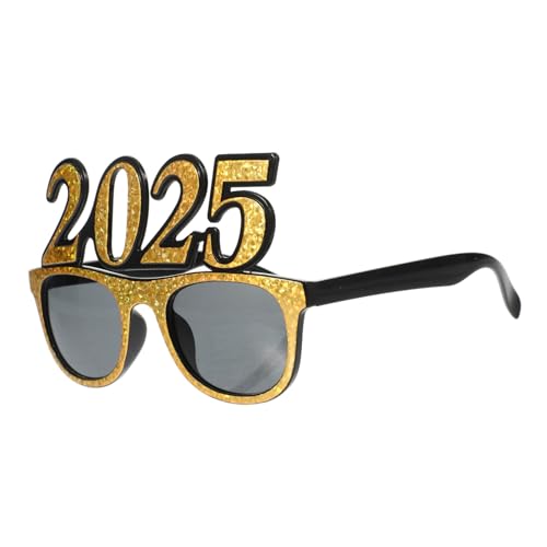 OFFSCH Party Brille Goldfarben Leuchtende Zahlenbrille aus Robustem Pc Material Lustige Foto Requisite für Silvester Abschlussfeier und Neujahrsfeier Modisches Accessoire für Partys OFFSCH Party Brille Goldfarben Leuchtende Zahlenbrille aus Robustem Pc Material Lustige Foto Requisite für Silvester Abschlussfeier und Neujahrsfeier Modisches Accessoire für Partys von OFFSCH