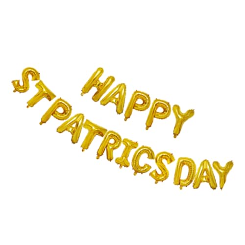 OFFSCH Partyballons konfettiballone st patricks day decorations Aluminum foil balloons Happy St Patricks Day balloons balongas Party-Latexballons Luftballons aus Aluminiumfolie Golden OFFSCH Partyballons konfettiballone st patricks day decorations Aluminum foil balloons Happy St Patricks Day balloons balongas Party-Latexballons Luftballons aus Aluminiumfolie Golden von OFFSCH