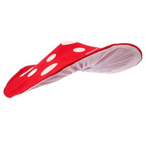 OFFSCH Pilzhut Für Cosplay-halloweenkostüm Pflanzen-cosplay-zubehör Roter Pilzhut Pilzkostüm-accessoire von OFFSCH