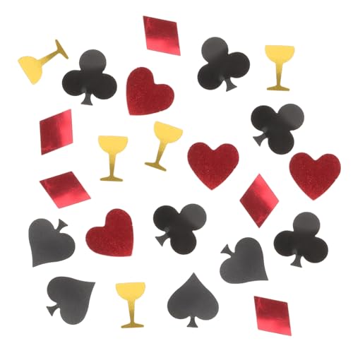 OFFSCH Poker Thema Kunststoff Konfetti Festival Dekorationen Poker Thema Zufällige Stil OFFSCH Poker Thema Kunststoff Konfetti Festival Dekorationen Poker Thema Zufällige Stil von OFFSCH