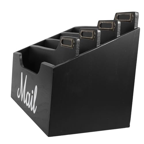OFFSCH Postsortierer aus Holz Postkorb für Theke Schlüssel Mail-Organizer-Korb Veranstalter Schule Mail-Organizer für die Wandmontage rechnungsorganisator für den schreibtisch Schwarz OFFSCH Postsortierer aus Holz Postkorb für Theke Schlüssel Mail-Organizer-Korb Veranstalter Schule Mail-Organizer für die Wandmontage rechnungsorganisator für den schreibtisch Schwarz von OFFSCH