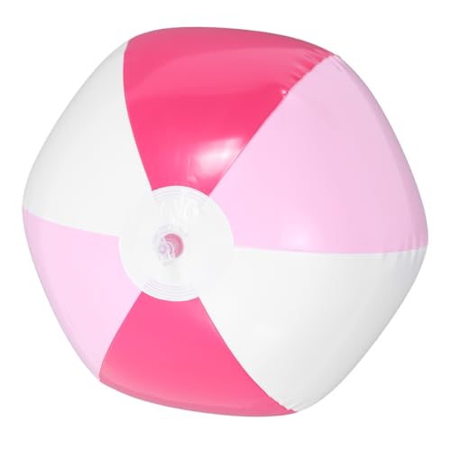 OFFSCH Rosa weißer Schwimmbadball pvc ball Innenball Wasserball- kleiner Wasserball Dekorationen für Poolpartys mit aufblasbaren Bällen Teenager-Sportbälle von OFFSCH
