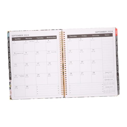OFFSCH Tagesplaner Notizbuch Spiral Kalender Englisch Tragbarer Büro Schulkalender Leichtes Planer-notizheft für Tägliche Terminplanung und Aufgabenlisten OFFSCH Tagesplaner Notizbuch Spiral Kalender Englisch Tragbarer Büro Schulkalender Leichtes Planer-notizheft für Tägliche Terminplanung und Aufgabenlisten von OFFSCH