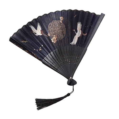 OFFSCH Traditioneller Chinesischer Faltbarer Handfächer mit Elegantem Vintage muster Robust und Vielseitig für Bühne Tanz Dekoration und Persönliche Kühlung OFFSCH Traditioneller Chinesischer Faltbarer Handfächer mit Elegantem Vintage muster Robust und Vielseitig für Bühne Tanz Dekoration und Persönliche Kühlung von OFFSCH