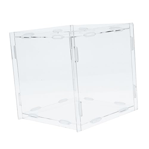 OFFSCH Transparente Acryl Raffle Box Abnehmbar Fair Sichtbare Losbox Spiel Ticket Box Spendenbox für Firmenfeier Zubehör OFFSCH Transparente Acryl Raffle Box Abnehmbar Fair Sichtbare Losbox Spiel Ticket Box Spendenbox für Firmenfeier Zubehör von OFFSCH