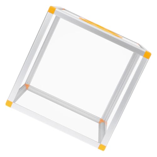 OFFSCH Transparente Lostrommel mit Schlitz Langlebige Aluminium PVC Spenden und Wahlbox Große Kapazität für Parteien Abstimmungen Wohltätigkeitsaktionen Vorschläge und Gewinnspiele von OFFSCH