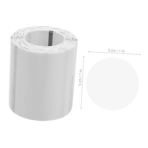 OFFSCH Transparente Runde Thermoetiketten Selbstklebend Reißfest Stark Haftend Leicht Entfernbar Kompatibel mit Phomemo Tragbares Druckerpapier für Diy-etiketten OFFSCH Transparente Runde Thermoetiketten Selbstklebend Reißfest Stark Haftend Leicht Entfernbar Kompatibel mit Phomemo Tragbares Druckerpapier für Diy-etiketten von OFFSCH