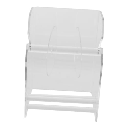 OFFSCH Verstellbarer Fach Acryl Aufkleber Rollenhalter Sticker Roll Dispenser Organizer für Büro Schule mit Klarem Etikettenhalter zur Effizienten Aufbewahrung und Einfachem Zugriff von OFFSCH