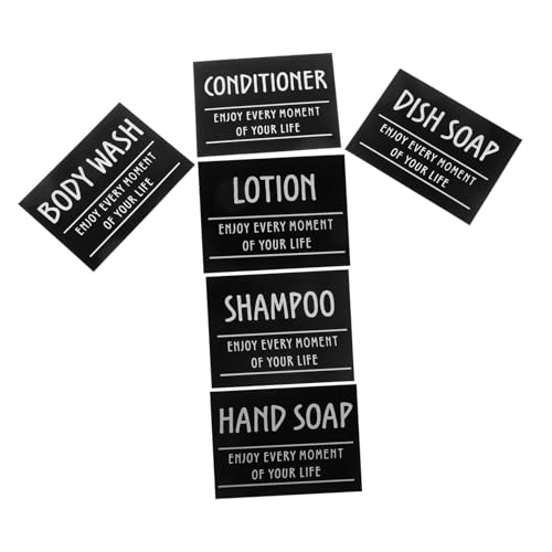 OFFSCH Wasserdichte Selbstklebende Aufbewahrungsetiketten für Duschflaschen Shampoo Lotion Badezimmer Flaschen Beschriftung Feuchtigkeitsbeständig Langlebig OFFSCH Wasserdichte Selbstklebende Aufbewahrungsetiketten für Duschflaschen Shampoo Lotion Badezimmer Flaschen Beschriftung Feuchtigkeitsbeständig Langlebig von OFFSCH