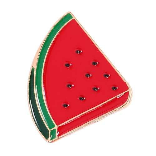 OFFSCH Wassermelonenbrosche Dekorationen Wassermelonen-anstecknadel Brosche Mit Wassermelone Trendy - Geformt Wassermelonen-brosche Obst Broschen Zinklegierung Rot OFFSCH Wassermelonenbrosche Dekorationen Wassermelonen-anstecknadel Brosche Mit Wassermelone Trendy - Geformt Wassermelonen-brosche Obst Broschen Zinklegierung Rot von OFFSCH