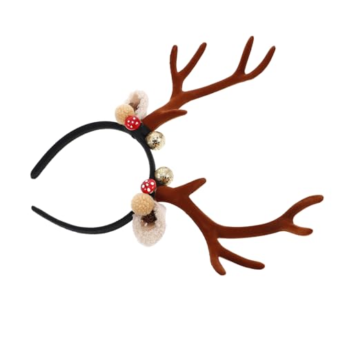 OFFSCH Realistischer Haarreif mit Elchgeweih Rentiergeweih-Stirnband für Kostüme bequemes Hirschgeweih-Stirnband Weihnachtsstirnband für Feiertagspartys OFFSCH Realistischer Haarreif mit Elchgeweih Rentiergeweih-Stirnband für Kostüme bequemes Hirschgeweih-Stirnband Weihnachtsstirnband für Feiertagspartys von OFFSCH