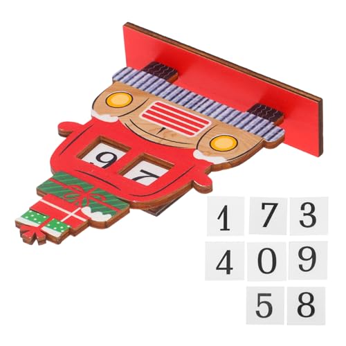 OFFSCH Weihnachtsmann-Ornamente Blockschild „Frohe Weihnachten“. Countdown zum Weihnachtsschild Lebkuchen-Tischschild Weihnachtstischdekoration aus Holz Weihnachtsblockschild hölzern rot OFFSCH Weihnachtsmann-Ornamente Blockschild „Frohe Weihnachten“. Countdown zum Weihnachtsschild Lebkuchen-Tischschild Weihnachtstischdekoration aus Holz Weihnachtsblockschild hölzern rot von OFFSCH