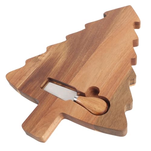 OFFSCH Weihnachtsschneidebrett Mit Baummotiv Dekorative Schneidebretter Für Die Küche Weihnachts Wurstbretter Käse Wurstbrett Geformte Platten Dekorationen Feiertag von OFFSCH