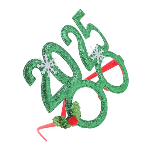 OFFSCH Weihnachtsstirnband Vorabend Weihnachtsfeier Brille Brillen zu Weihnachten Weihnachtsdekoration dekorative Gläser für Partys weihnachtsparty liefert Kunststoffe und Harze Grün OFFSCH Weihnachtsstirnband Vorabend Weihnachtsfeier Brille Brillen zu Weihnachten Weihnachtsdekoration dekorative Gläser für Partys weihnachtsparty liefert Kunststoffe und Harze Grün von OFFSCH