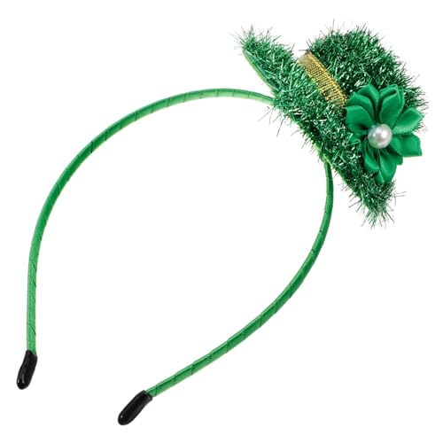 OFFSCH irisches Stirnband haarschmuck mütze grünes Glückshaarband Dekoratives Stirnband für Frauen Make-up-Stirnband kostüme für kinder st. Patricks Stirnband Kopfschmuck für st. Patricks von OFFSCH
