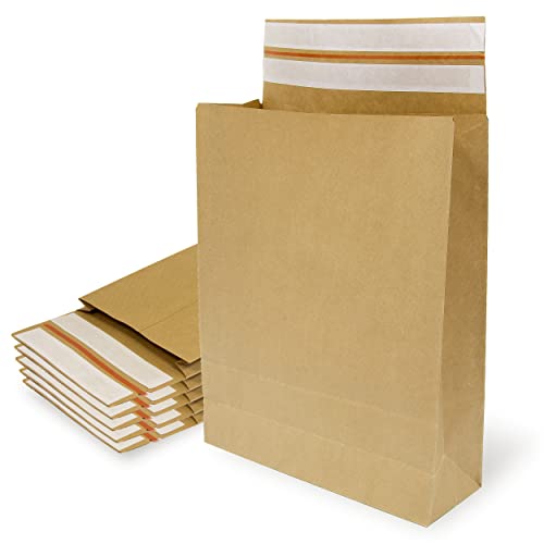 Briefumschläge aus Kraftpapier, mit doppeltem Silikonstreifen, 9 Falten, für Versand und Verpackung, Papiertüten zum Versenden von Kleidung, Accessoires, Dekoration oder Geschenke, Ofituria von OFITURIA