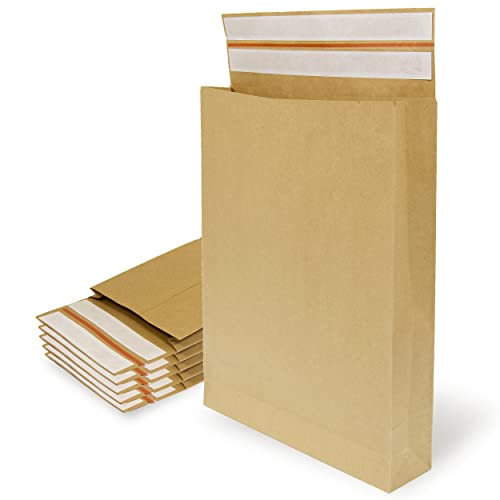 Briefumschläge aus Kraftpapier, mit doppeltem Silikonstreifen, 9 Falten, für Versand und Verpackung, Papiertüten zum Versenden von Kleidung, Accessoires, Dekoration oder Geschenke, Ofituria von OFITURIA