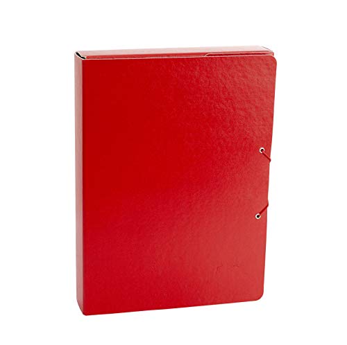 Carpeta Proyecto Cierre de Bota con Gomas Grosor 9cm Color Rojo von OFITURIA