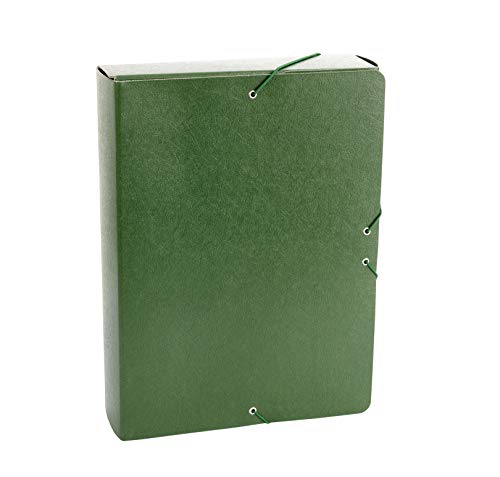 Carpeta Proyecto Gofrado Resistente con Gomas Elasticas Grosor 7cm Color Verde von OFITURIA