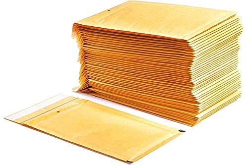 Gepolsterte Umschläge aus Polyethylen-Innenpolster, Farbe Braun, Versandtaschen mit Kapazität für Dokumente mit einer maximalen Fläche (5 Umschläge, 200 x 270 mm) von OFITURIA