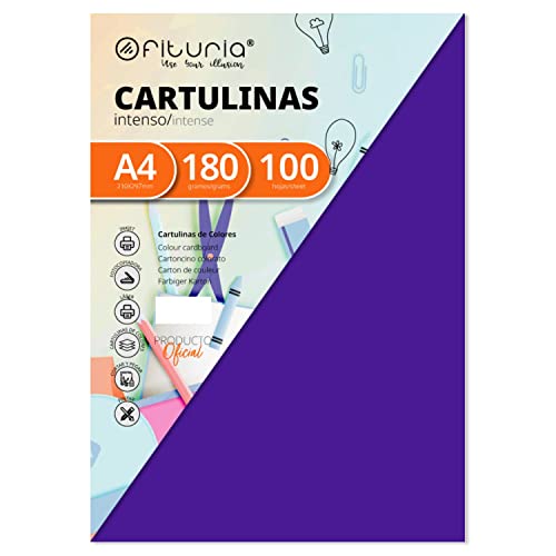 Pack 100 Cartulinas Color Morado Tamaño A4 180g Pack 100 Cartulinas Color Morado Tamaño A4 180g von OFITURIA