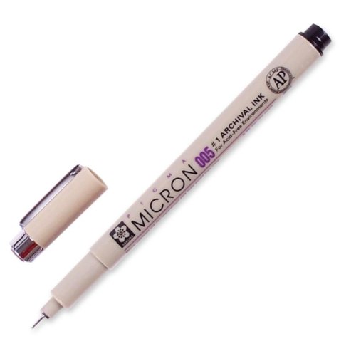 Pigma MICRON Fineliner, schwarz, 0.2mm (Nr.005) von OFITURIA