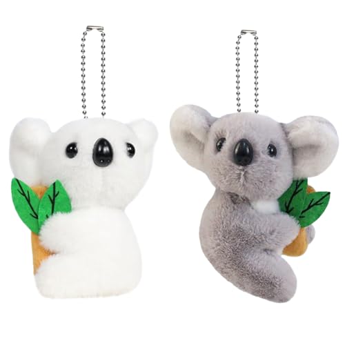 OFKAFEZV Koala Plush Schlüsselanhänger, 2 Stück Mini Schlüsselanhänger Kinder, Koalaschlüsselanhänger Der Karikatur, Schlüsselanhänger Mini Koala, Koala Schlüsselanhänger Set, Kinderparty-Taschenfülle OFKAFEZV Koala Plush Schlüsselanhänger, 2 Stück Mini Schlüsselanhänger Kinder, Koalaschlüsselanhänger Der Karikatur, Schlüsselanhänger Mini Koala, Koala Schlüsselanhänger Set, Kinderparty-Taschenfülle von OFKAFEZV