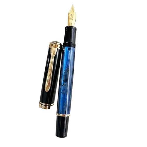 OFWAX Acryl-Füllfederhalter, weich, Nr. 6/35# F/M/B, 0,5/0,7 mm, gebogene Feder, Tintenstift, Studenten, Schreiben, Geschenkstift (J,0,7) von OFWAX