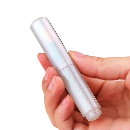 OFWAX Füllfederhalter, halbtransparent, Perlenserie, exquisites Schreiben, Mini-Reise-Taschenstift, Geschenk für Freunde, Schreibwaren (weiß-F) von OFWAX