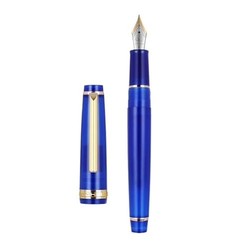 OFWAX Füllfederhalter, transparenter Kunststoff, Drehstift, beliebt, EF F, M, Schreibwaren, für Büro, Schule, Schreibwaren (Grün, EF) von OFWAX