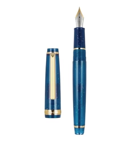OFWAX Füllfederhalter, transparenter Kunststoff, Drehstift, beliebt, EF F, M, Schreibwaren, für Büro, Schule, Schreibwaren (Hellgrün, EF) von OFWAX