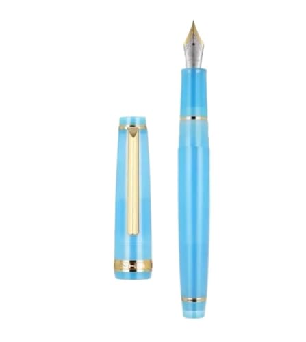 OFWAX Füllfederhalter, transparenter Kunststoff, Drehstift, beliebt, EF F, M, Schreibwaren, für Büro, Schule, Schreibwaren (Schokolade, F) von OFWAX