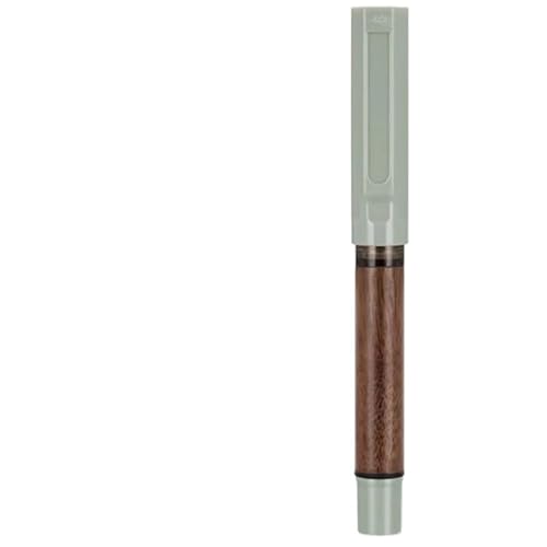 OFWAX Füllfederhalter aus Holz, für Studenten, F EF, Schreibwaren, Schule, Bürobedarf (Blau, F) von OFWAX