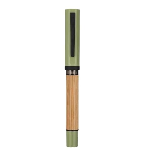 OFWAX Füllfederhalter aus Holz, für Studenten, F EF, Schreibwaren, Schule, Bürobedarf (Rot, EF) von OFWAX