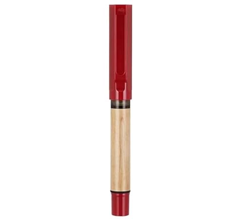 OFWAX Füllfederhalter aus Holz, für Studenten, F EF, Schreibwaren, Schule, Bürobedarf (Schwarz, F) von OFWAX