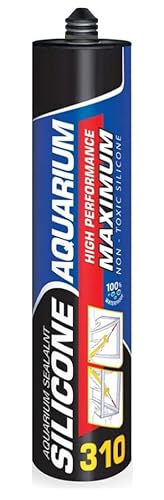 Aquaristik Silikonkleber 320gr Kartusche Transparent - hochelastischer Silikon für Aquarien - Hochleistungs Aquarien Silikon, Ungiftig, 100% Wasserdicht Aquaristik Silikonkleber 320gr Kartusche Transparent - hochelastischer Silikon für Aquarien - Hochleistungs Aquarien Silikon, Ungiftig, 100% Wasserdicht von OG-ER