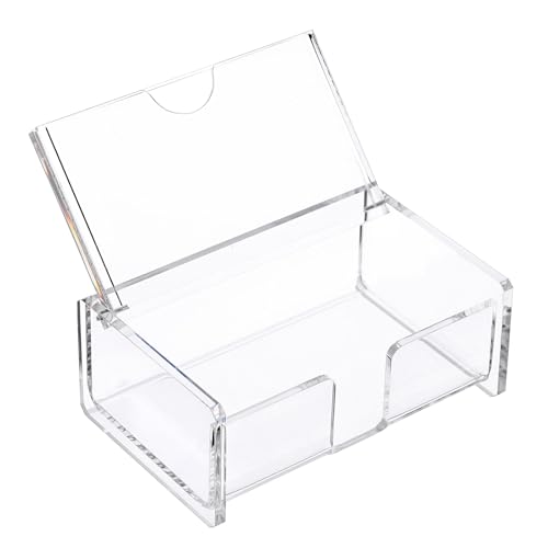 OGANAZI Transparente Acryl-Bibelvers-Versprechenkarten-Box mit Präsentationsdeckel von OGANAZI