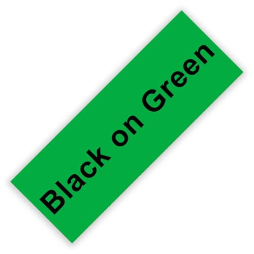 10pk SS36KW Labels 36mm kompatibel mit Etikettdruckermodellen ST36KW SC36RW SC36YW SC36BW für Kingjim LW-Z900FK LW-1000P-Drucker(10PK Black on Green) von OGBtkLOrs