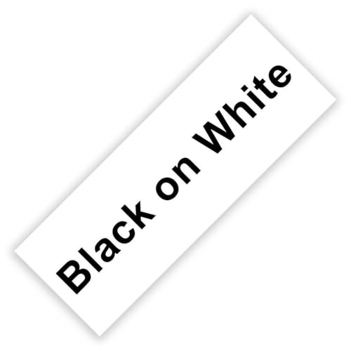 10pk SS36KW Labels 36mm kompatibel mit Etikettdruckermodellen ST36KW SC36RW SC36YW SC36BW für Kingjim LW-Z900FK LW-1000P-Drucker(10PK Black on White) von OGBtkLOrs