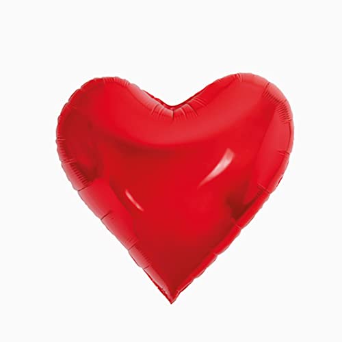 3 Stück - Folienballon in Herzform Rot 45 cm - Valentinstag Dekoration Valentinstag Ballon Valentinstag Folienballon Herz von OH YEAH
