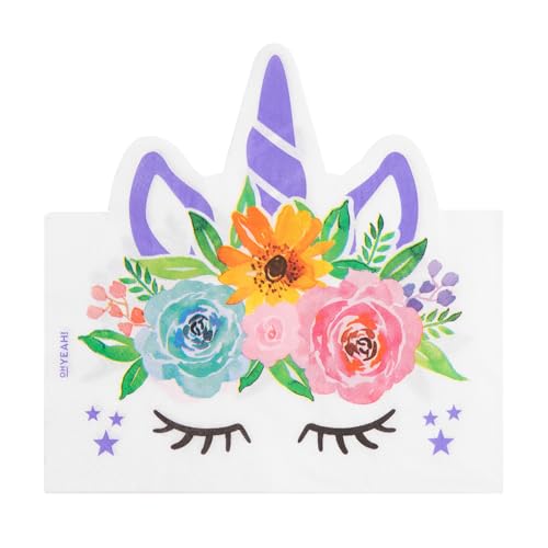 OH YEAH - 20 Papierservietten, doppellagig, Einhorn - 33 x 33 cm - 20 Stück - Servietten in Form eines Geburtstags - Tischdekoration für Kinderpartys - Doppellagiges Papier OH YEAH - 20 Papierservietten, doppellagig, Einhorn - 33 x 33 cm - 20 Stück - Servietten in Form eines Geburtstags - Tischdekoration für Kinderpartys - Doppellagiges Papier von OH YEAH
