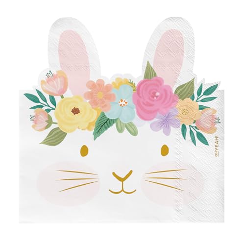 OH YEAH - 20 Papierservietten, doppellagig, Hase, 33 x 33 cm, 20 Stück, Servietten, Geburtstagsformen, Tischdekoration, Kinderpartys, doppellagiges Papier OH YEAH - 20 Papierservietten, doppellagig, Hase, 33 x 33 cm, 20 Stück, Servietten, Geburtstagsformen, Tischdekoration, Kinderpartys, doppellagiges Papier von OH YEAH