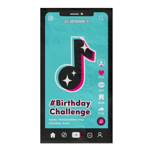 OH YEAH - 20 Papierservietten, doppellagig, Mobile, Musik, 40 x 32 cm, 20 Stück, Geburtstagsservietten, Tischdekoration, Kinderpartys, doppellagiges Papier OH YEAH - 20 Papierservietten, doppellagig, Mobile, Musik, 40 x 32 cm, 20 Stück, Geburtstagsservietten, Tischdekoration, Kinderpartys, doppellagiges Papier von OH YEAH