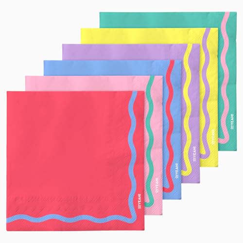 OH YEAH - 20 Servietten, doppellagig, mehrfarbig, 33 x 33 cm, 20 Stück, Geburtstagsservietten, Tischdekoration, Events und Catering, Babyparty, doppellagiges Papier OH YEAH - 20 Servietten, doppellagig, mehrfarbig, 33 x 33 cm, 20 Stück, Geburtstagsservietten, Tischdekoration, Events und Catering, Babyparty, doppellagiges Papier von OH YEAH