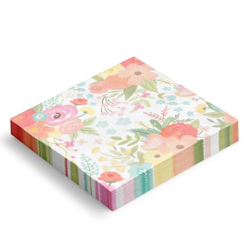 OH YEAH - 30 Papierservietten, doppellagig, Blumenmuster, 33 x 33 cm, 30 Stück, Geburtstagsservietten, Tischdekoration, Partys, Veranstaltungen und Catering, Babyparty, doppellagiges Papier OH YEAH - 30 Papierservietten, doppellagig, Blumenmuster, 33 x 33 cm, 30 Stück, Geburtstagsservietten, Tischdekoration, Partys, Veranstaltungen und Catering, Babyparty, doppellagiges Papier von OH YEAH