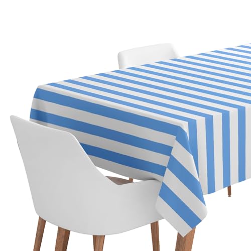 OH YEAH Faltbare Tischdecke, wasserdicht, gestreift, Blau und Weiß, 1,2 x 1,8 m, Themengeburtstag, Einweg-Papier-Tischdecke, Geburtstag, Events, Catering, wasserdicht OH YEAH Faltbare Tischdecke, wasserdicht, gestreift, Blau und Weiß, 1,2 x 1,8 m, Themengeburtstag, Einweg-Papier-Tischdecke, Geburtstag, Events, Catering, wasserdicht von OH YEAH